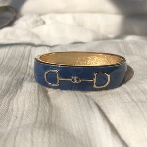 Blue Horsebit Bracelet